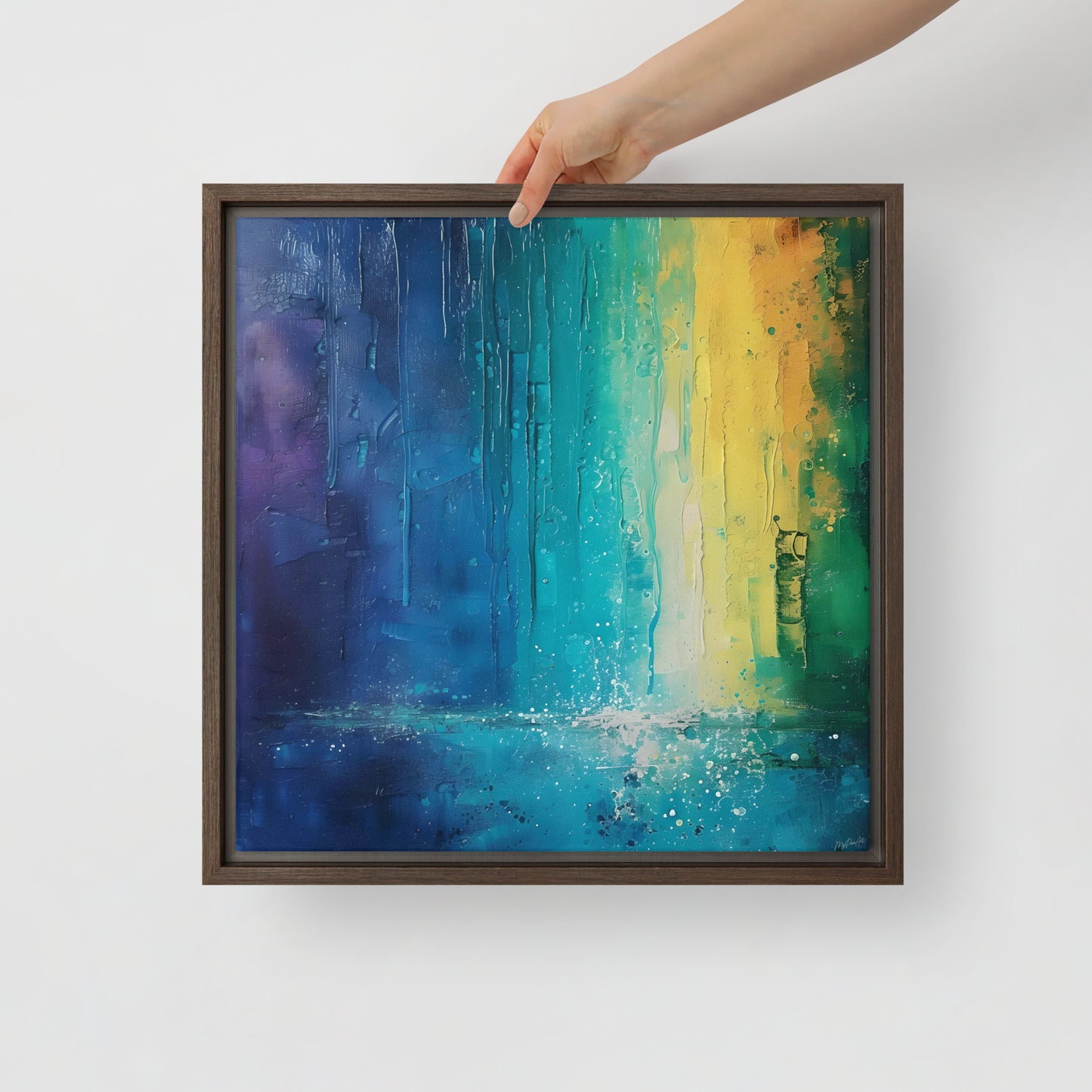 Framed canvas Rainy day #1
