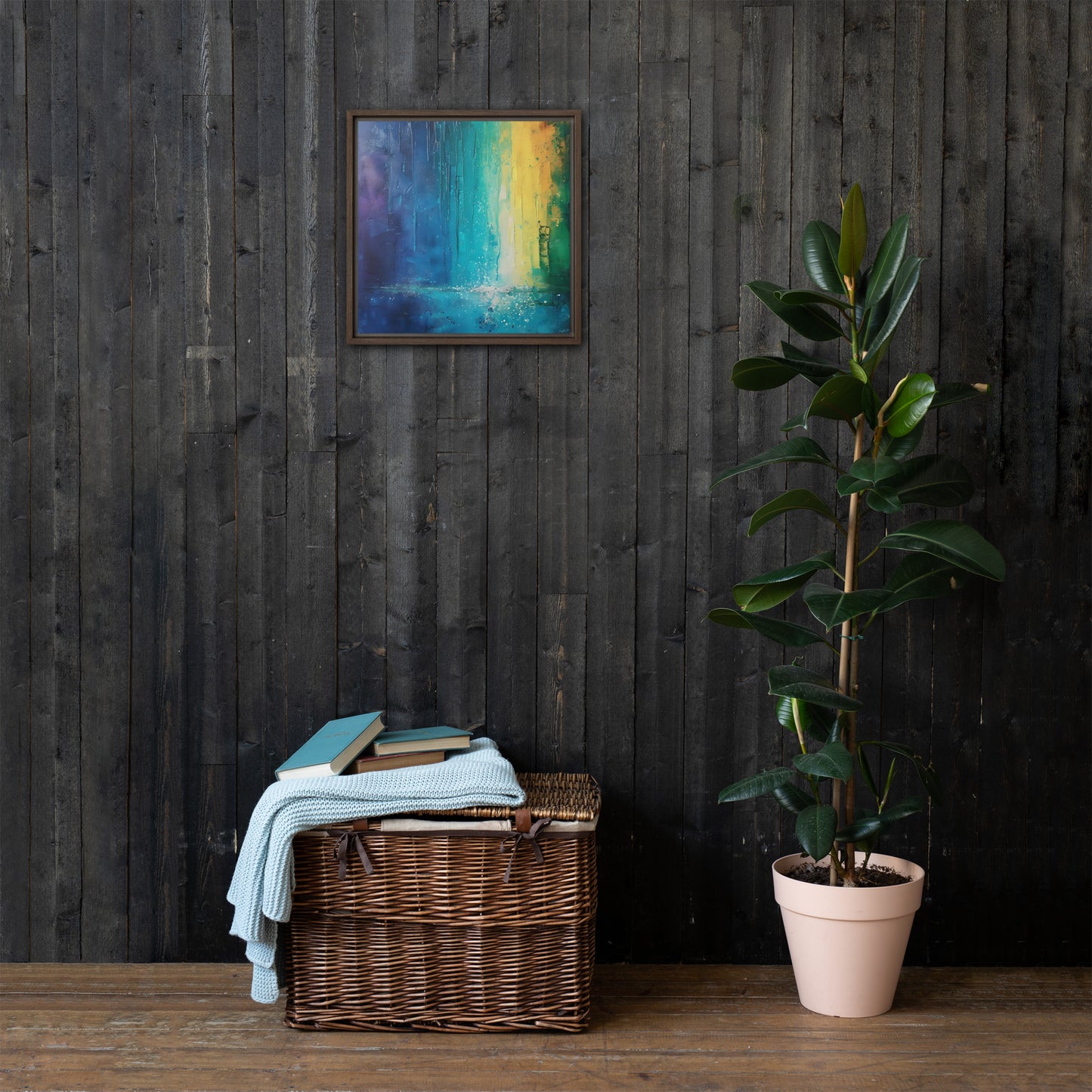 Framed canvas Rainy day #1
