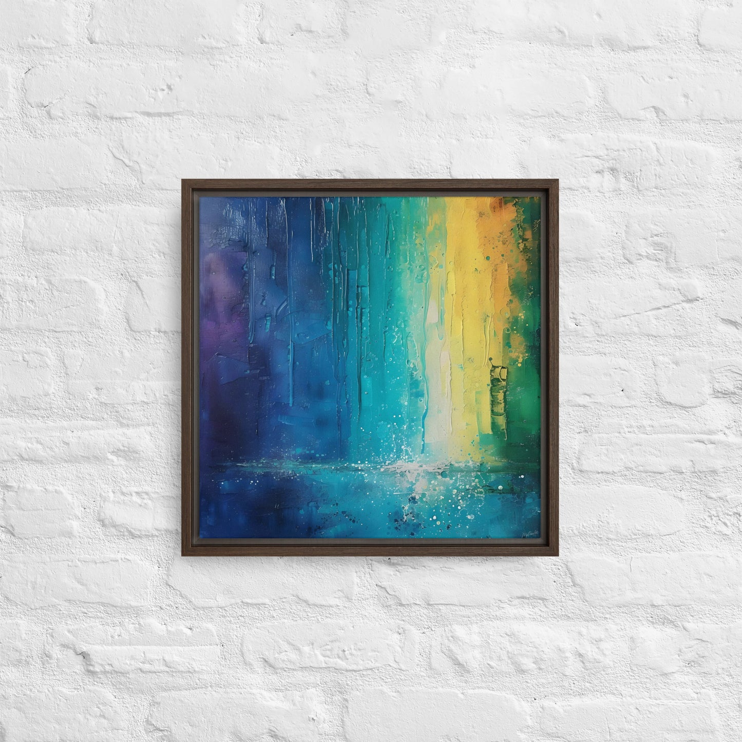 Framed canvas Rainy day #1