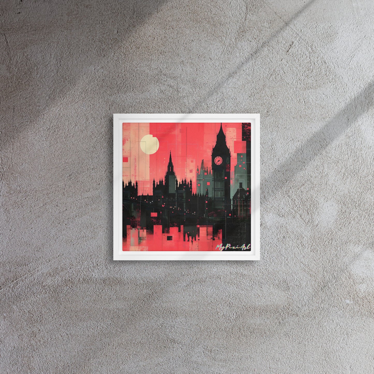 Framed canvas 'From London with Love..' #9