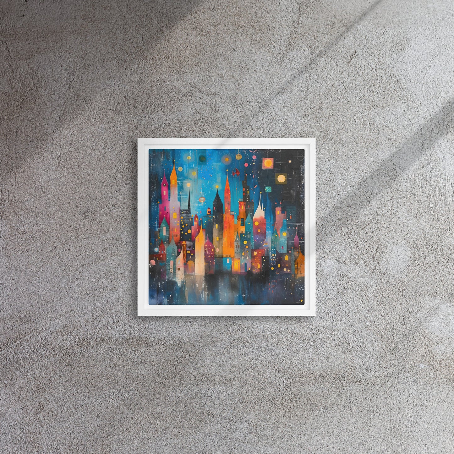 Framed canvas Street's echo #4