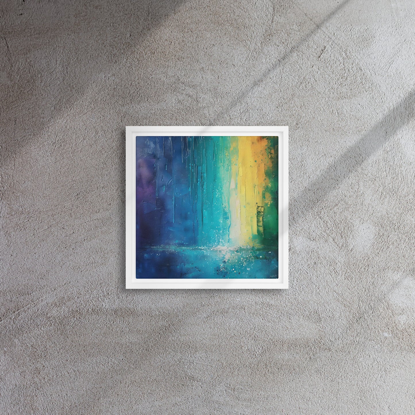 Framed canvas Rainy day #1