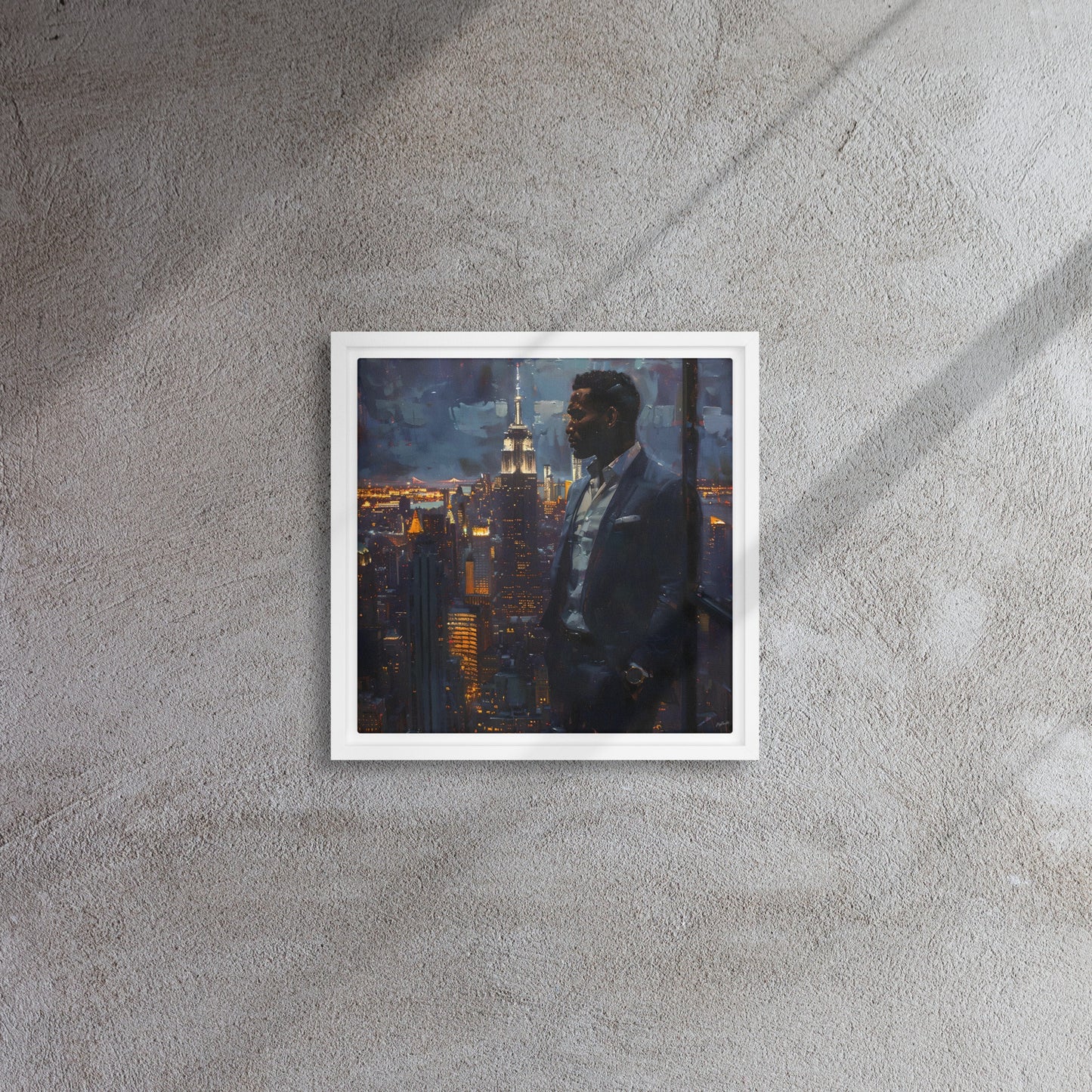Framed canvas Big City Lights #3