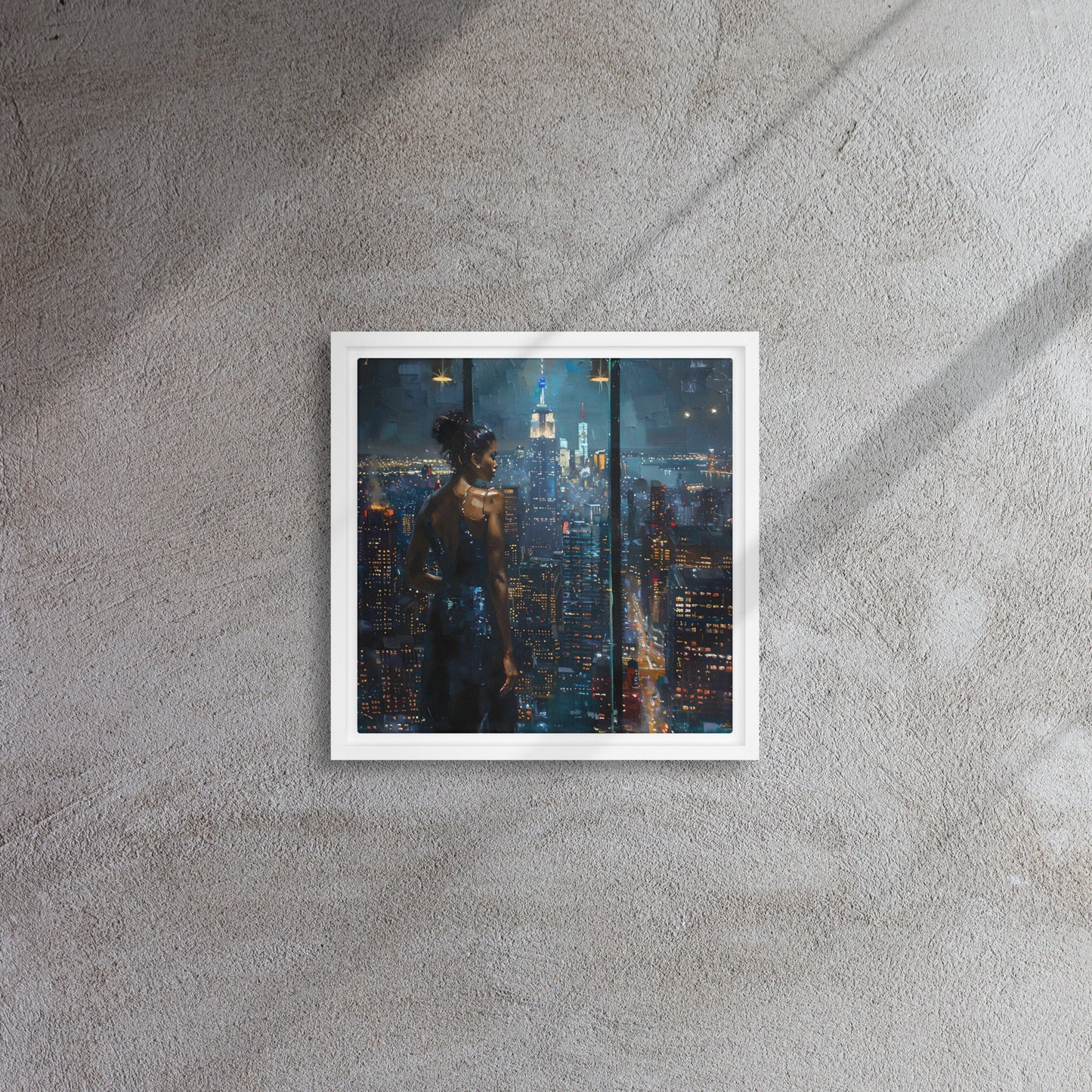Framed canvas Big city Lights #4