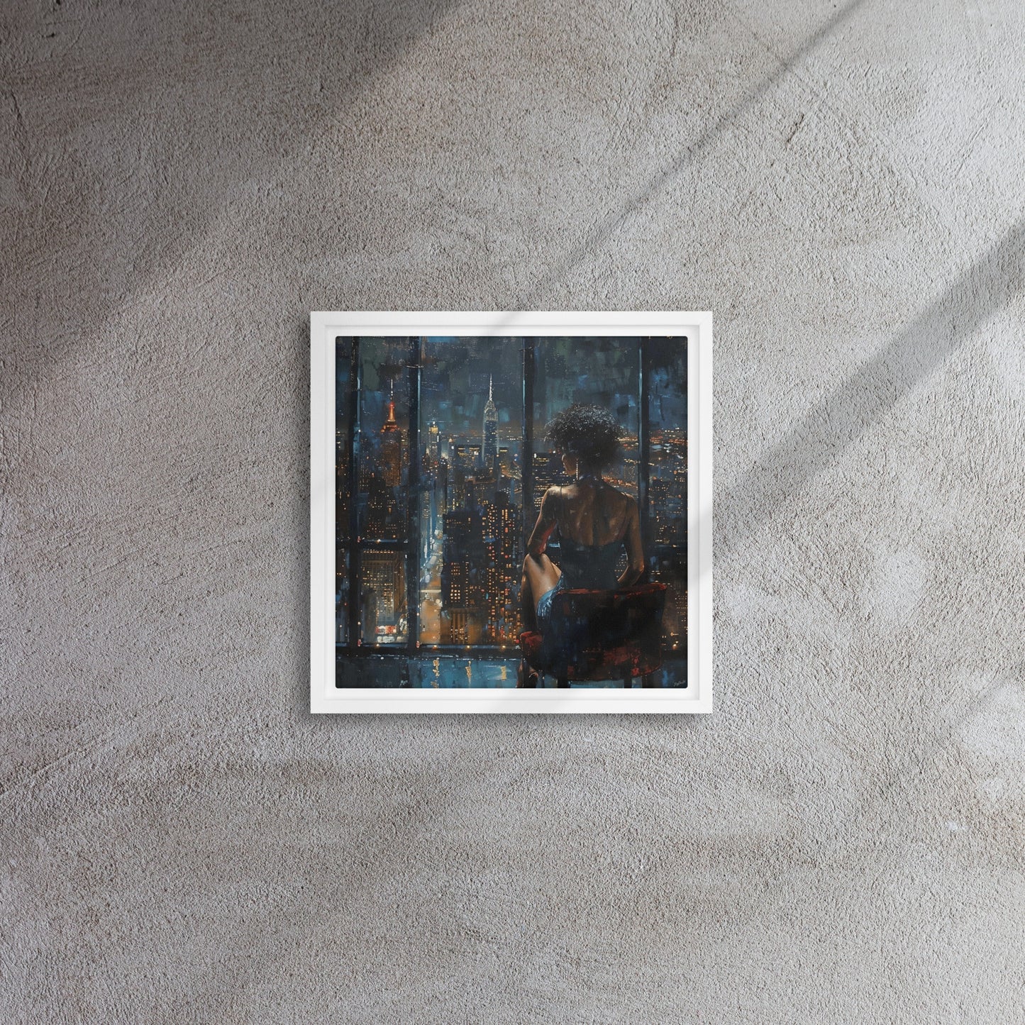 Framed canvas Big City Lights #6