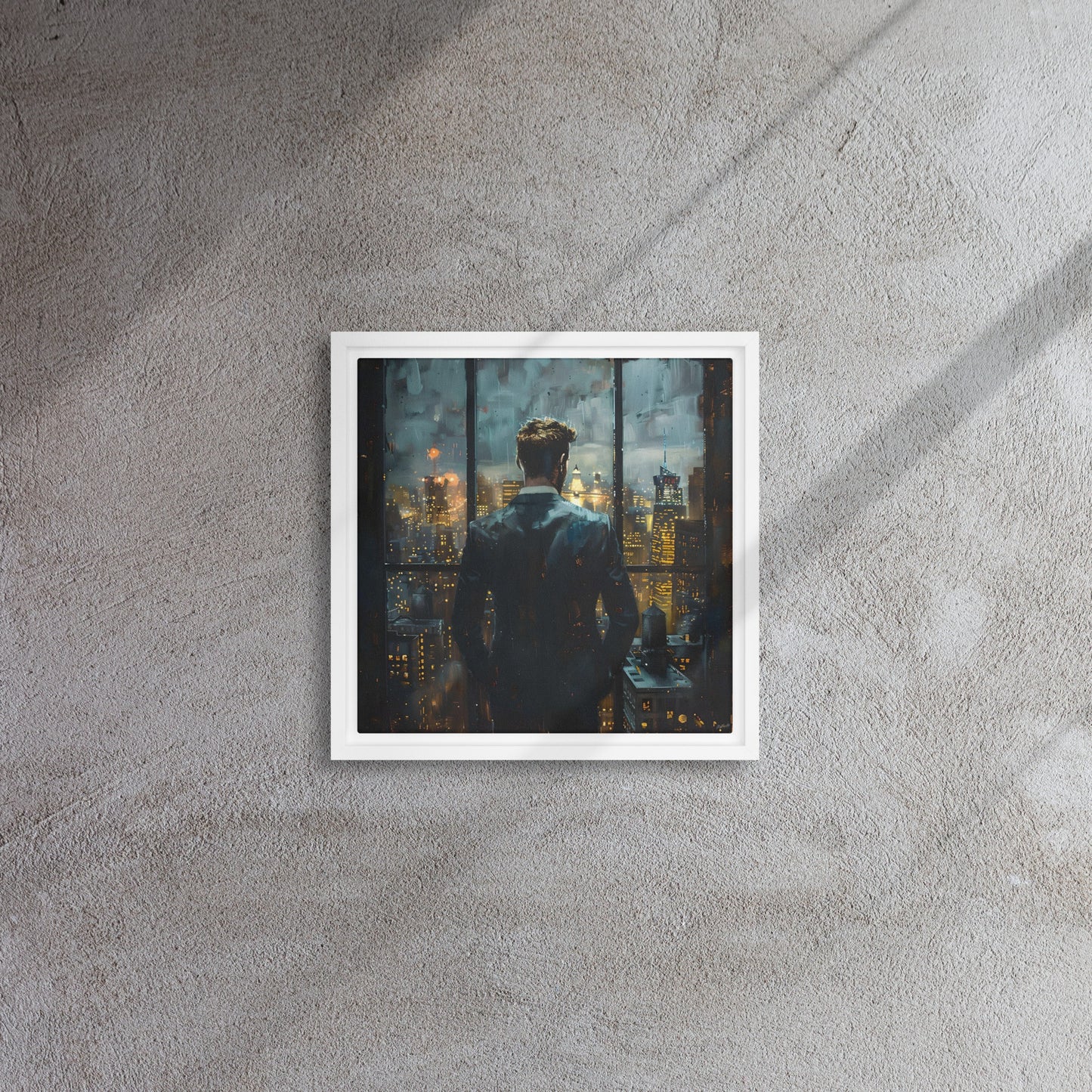 Framed canvas Big City Lights #7
