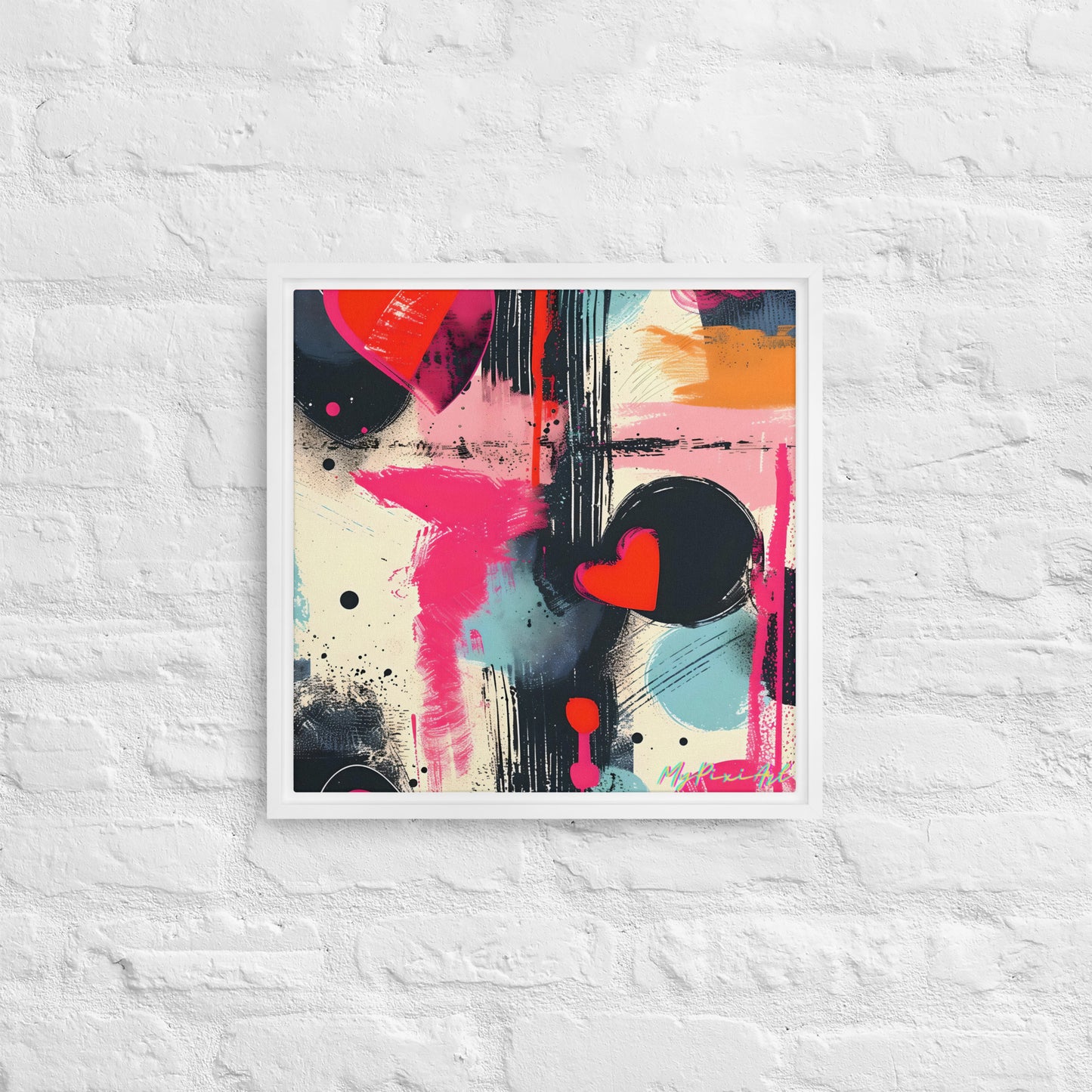 Framed canvas  'From London with Love..' #2