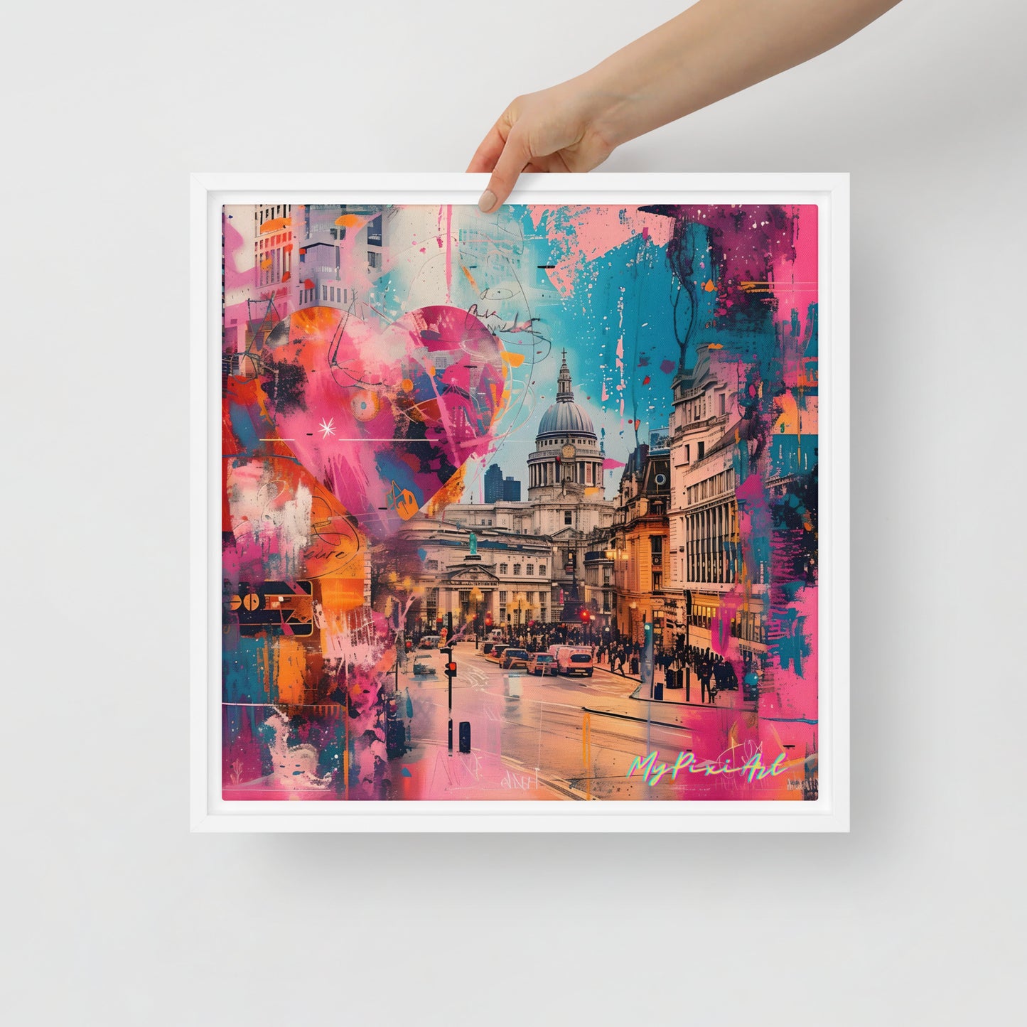 Framed canvas "from London with Love.." #3