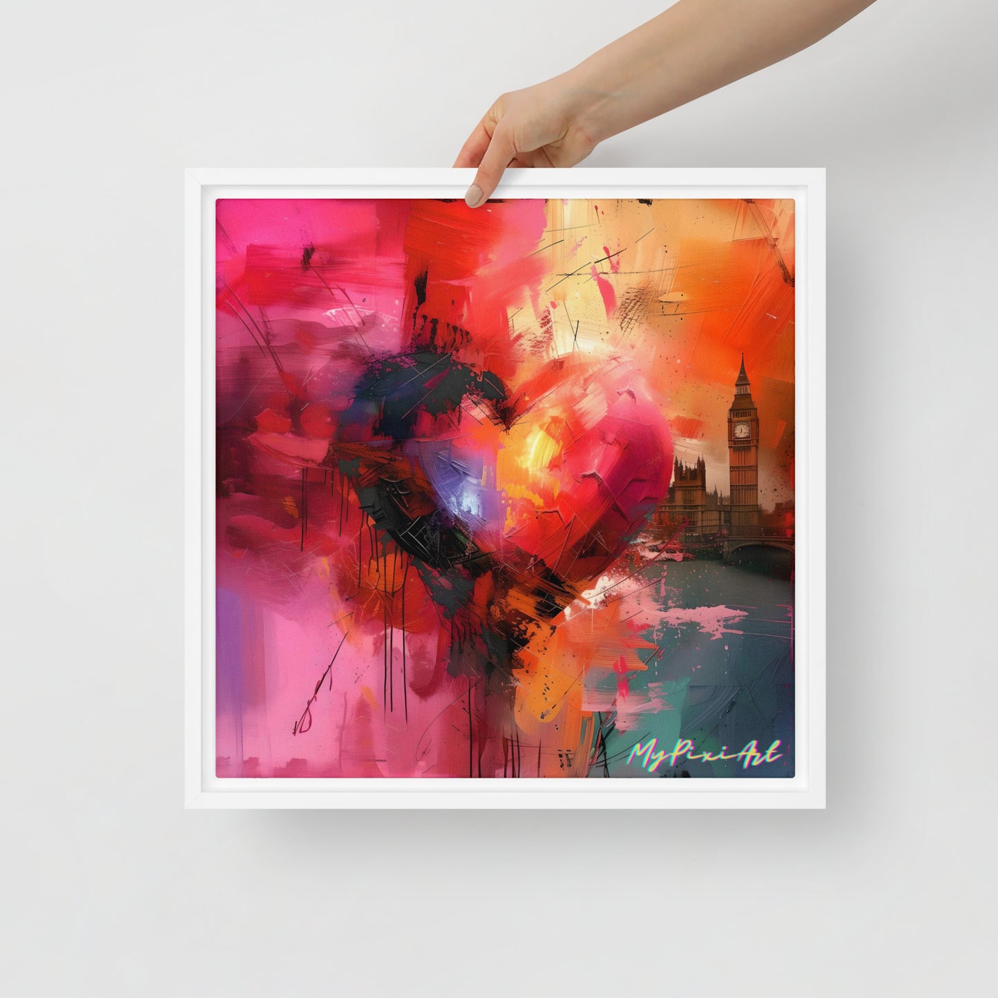 Framed canvas 'From London with Love..' #4