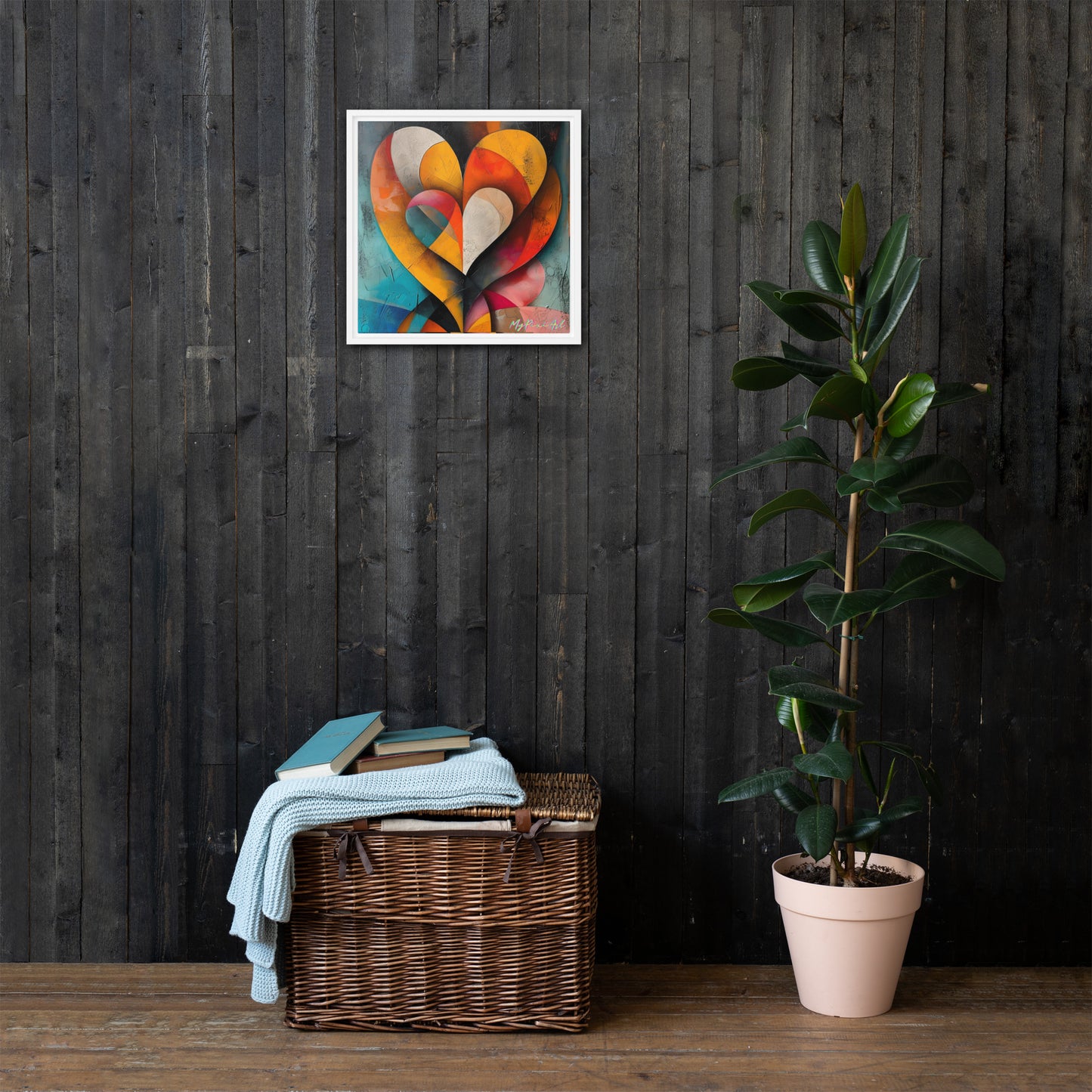 Framed canvas 'From London with Love..' #5