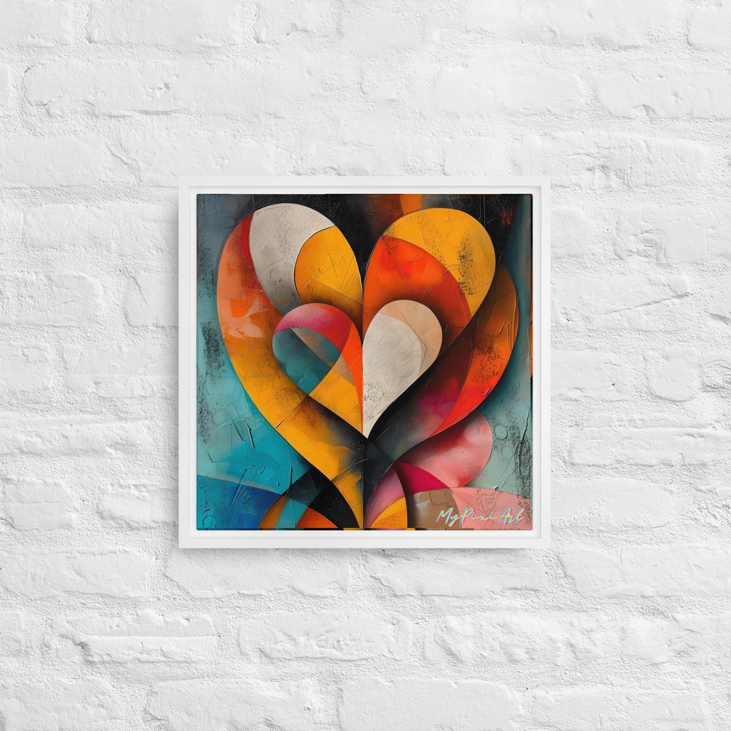 Framed canvas 'From London with Love..' #5