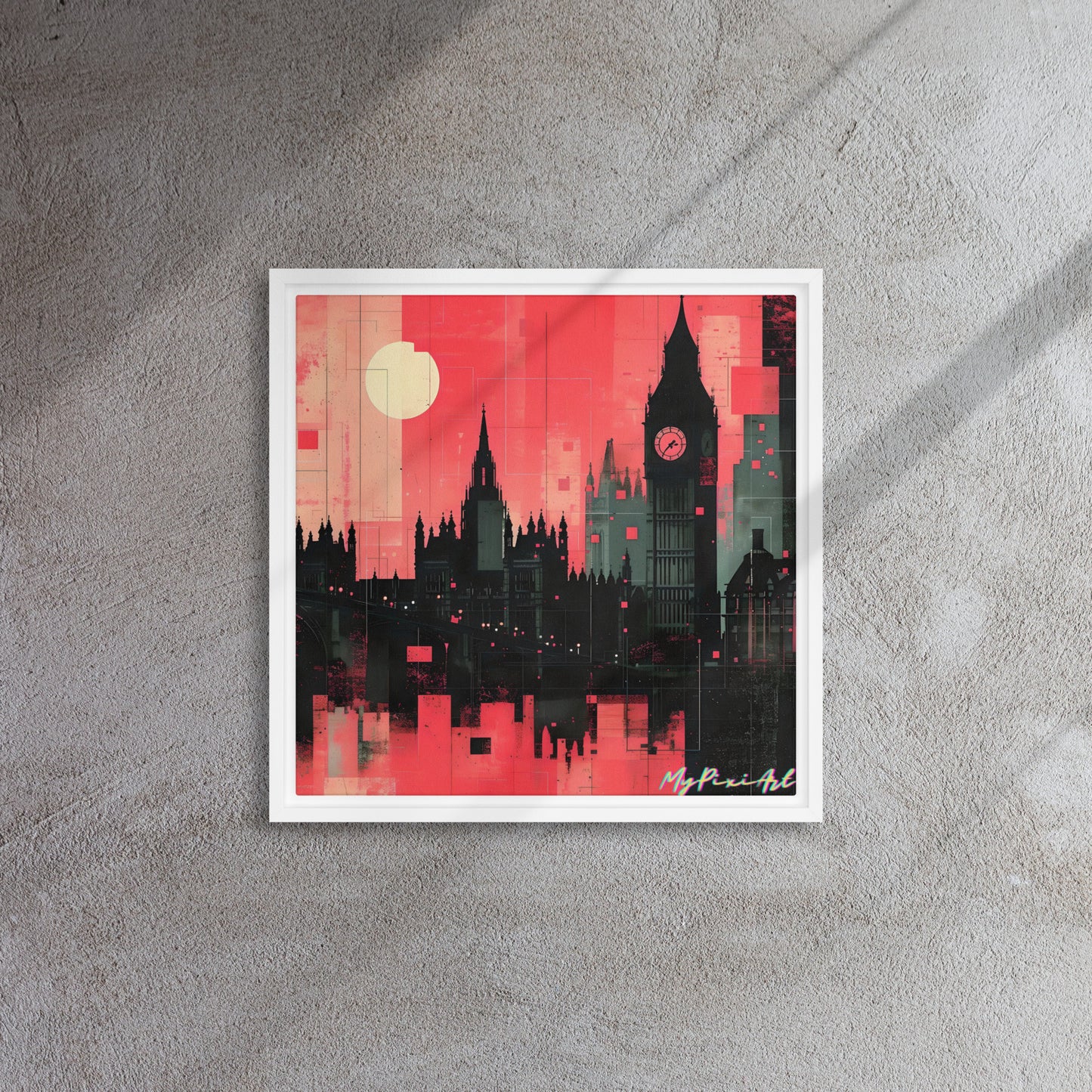 Framed canvas 'From London with Love..' #9