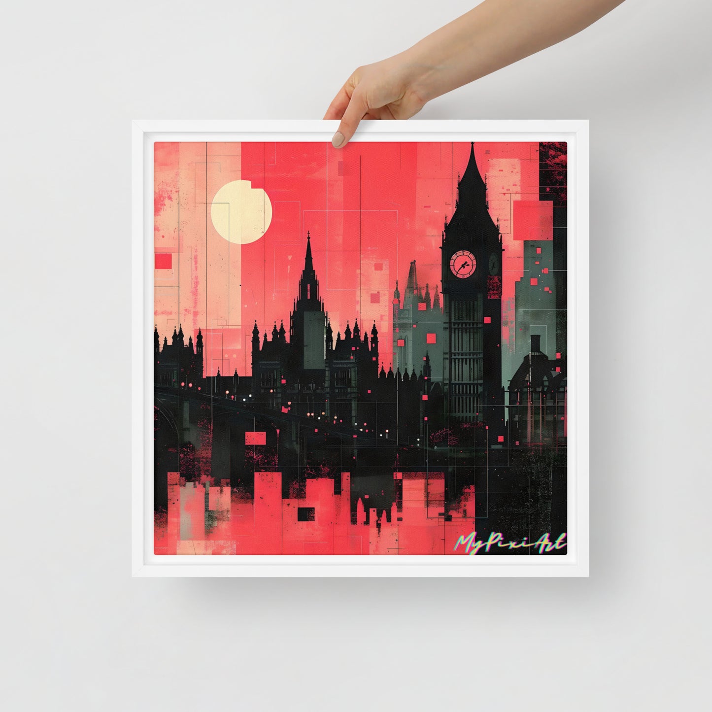Framed canvas 'From London with Love..' #9