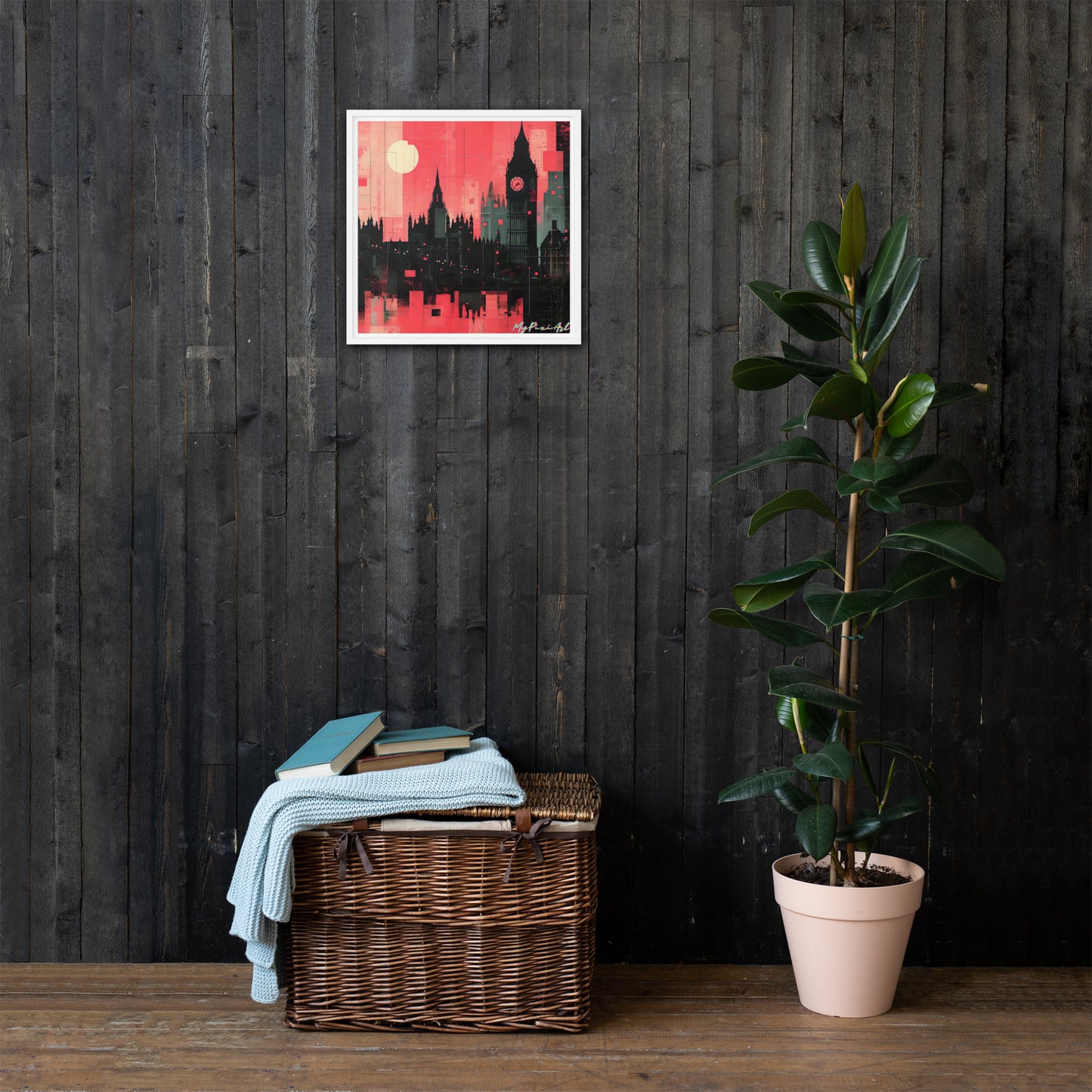 Framed canvas 'From London with Love..' #9