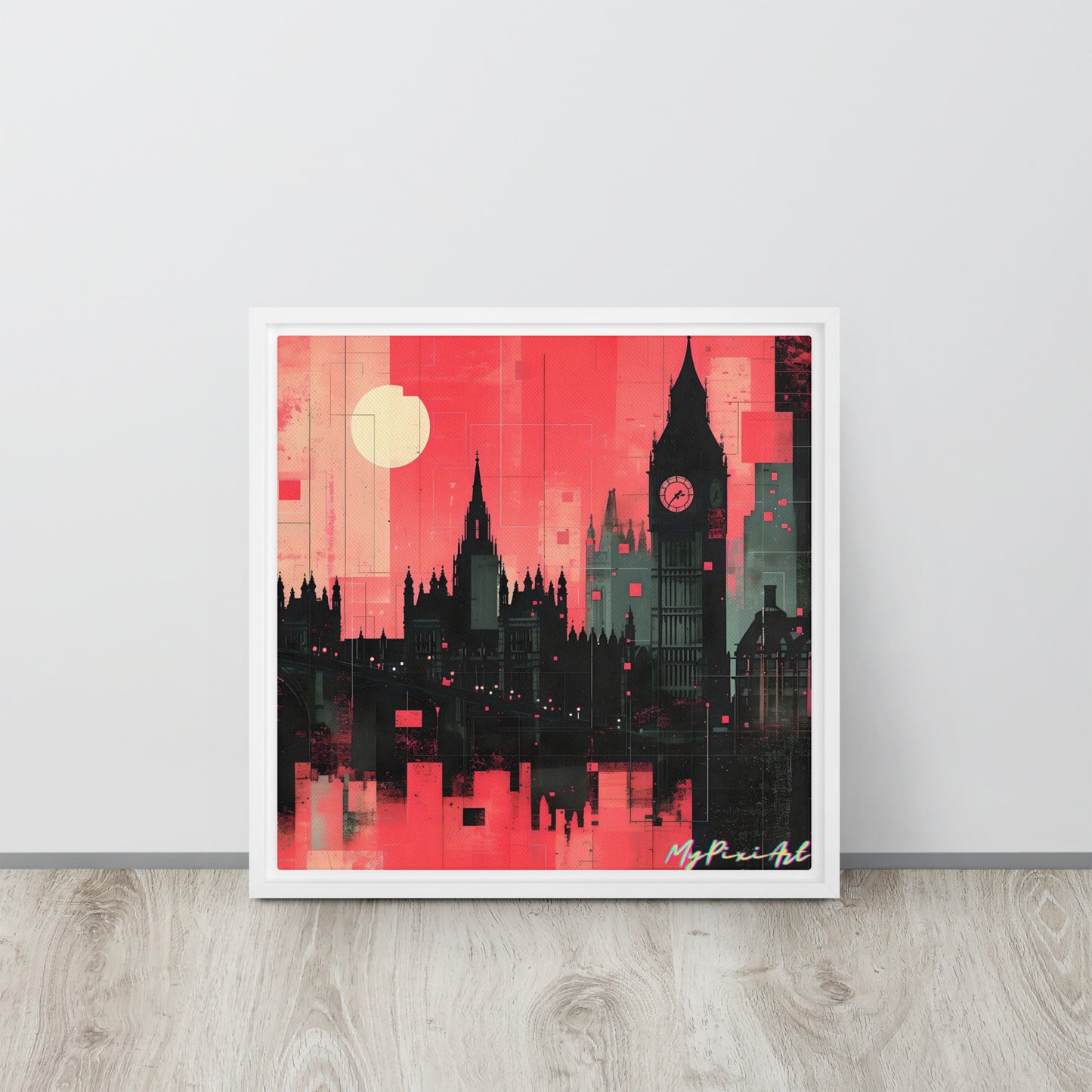 Framed canvas 'From London with Love..' #9
