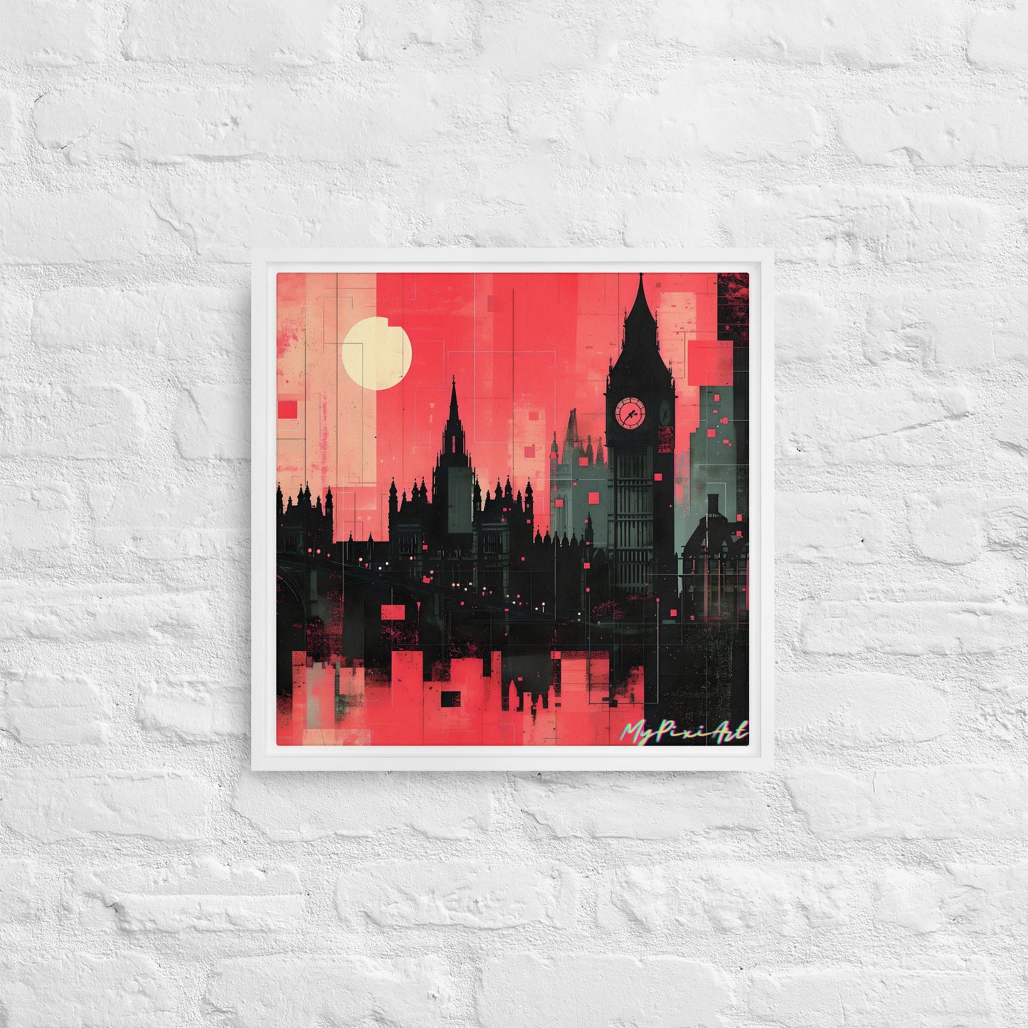 Framed canvas 'From London with Love..' #9