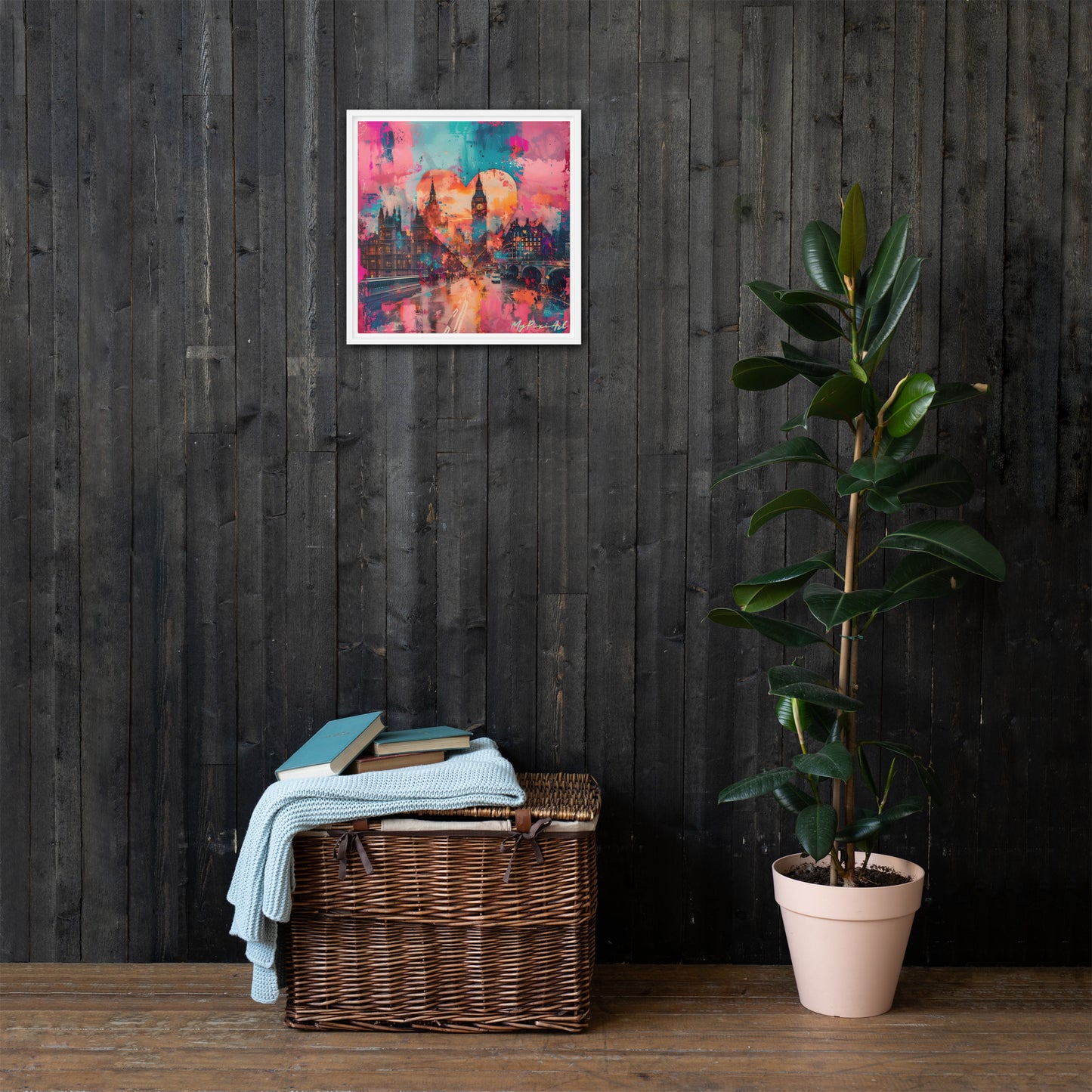 Framed canvas 'From London with Love..' #10