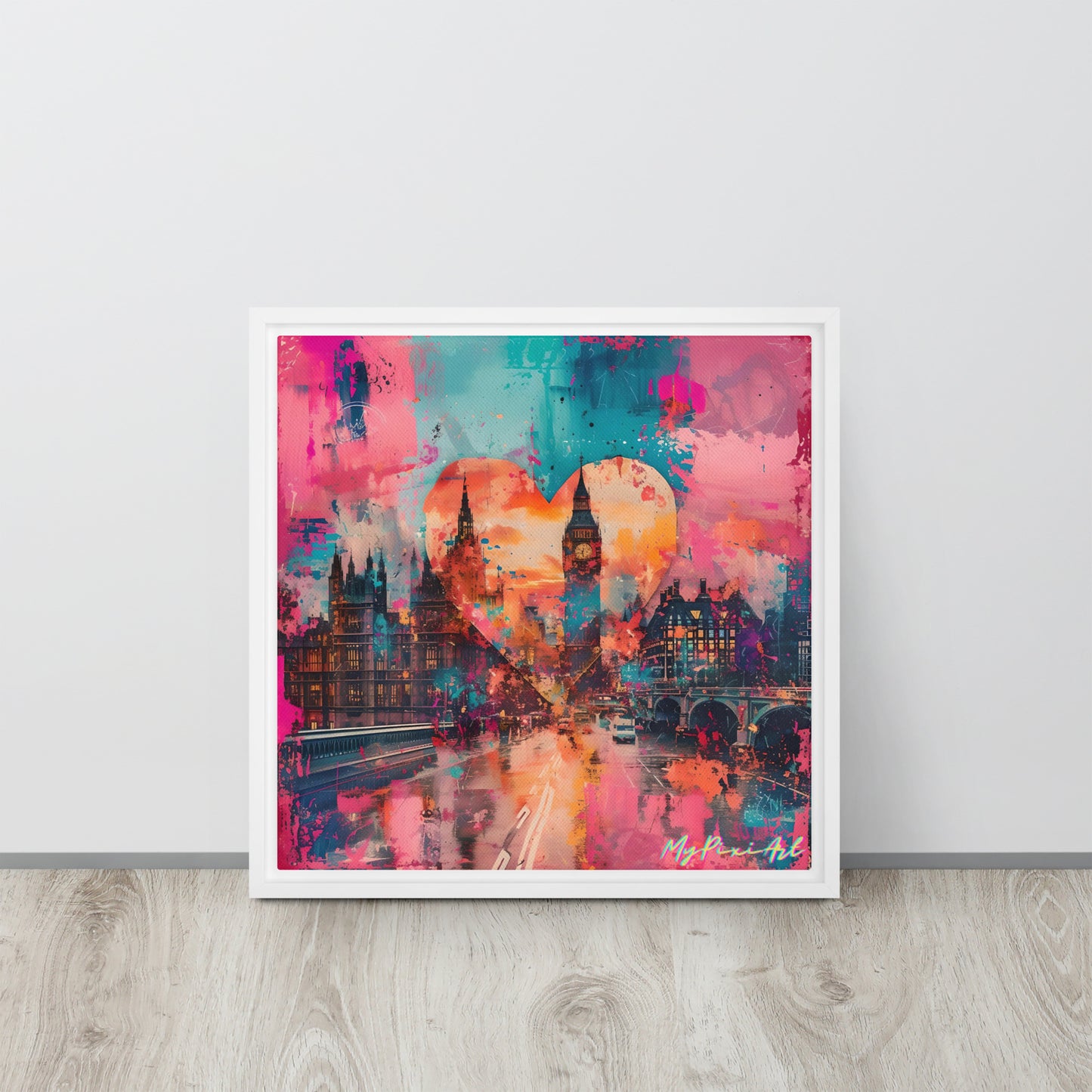 Framed canvas 'From London with Love..' #10