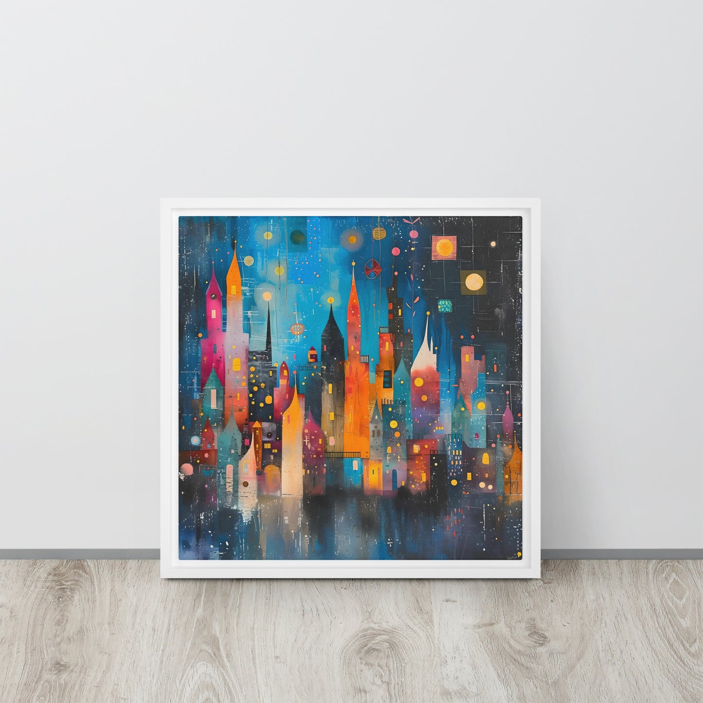 Framed canvas Street's echo #4