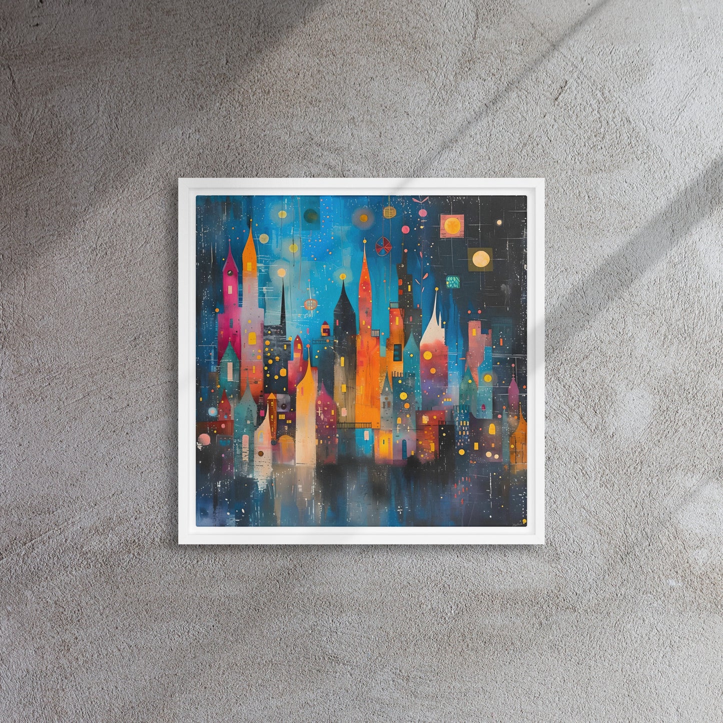 Framed canvas Street's echo #4