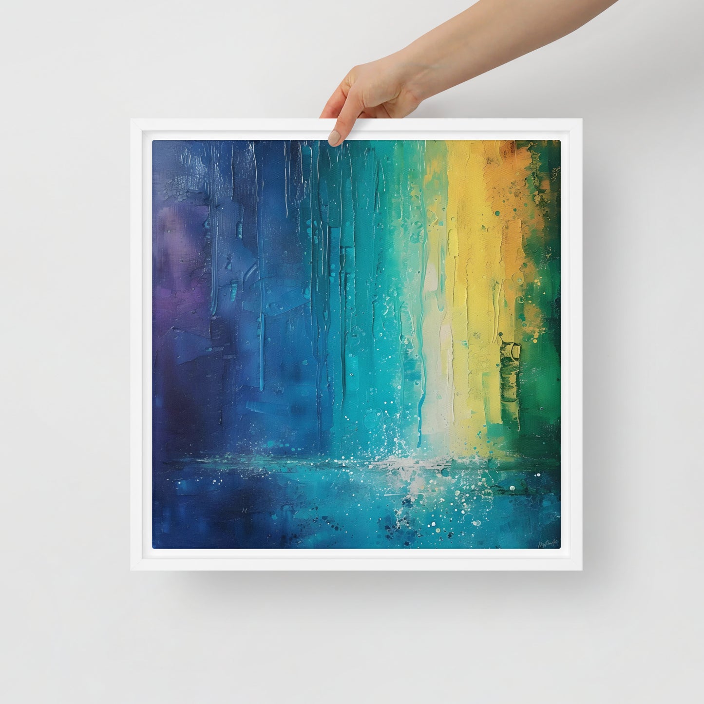 Framed canvas Rainy day #1