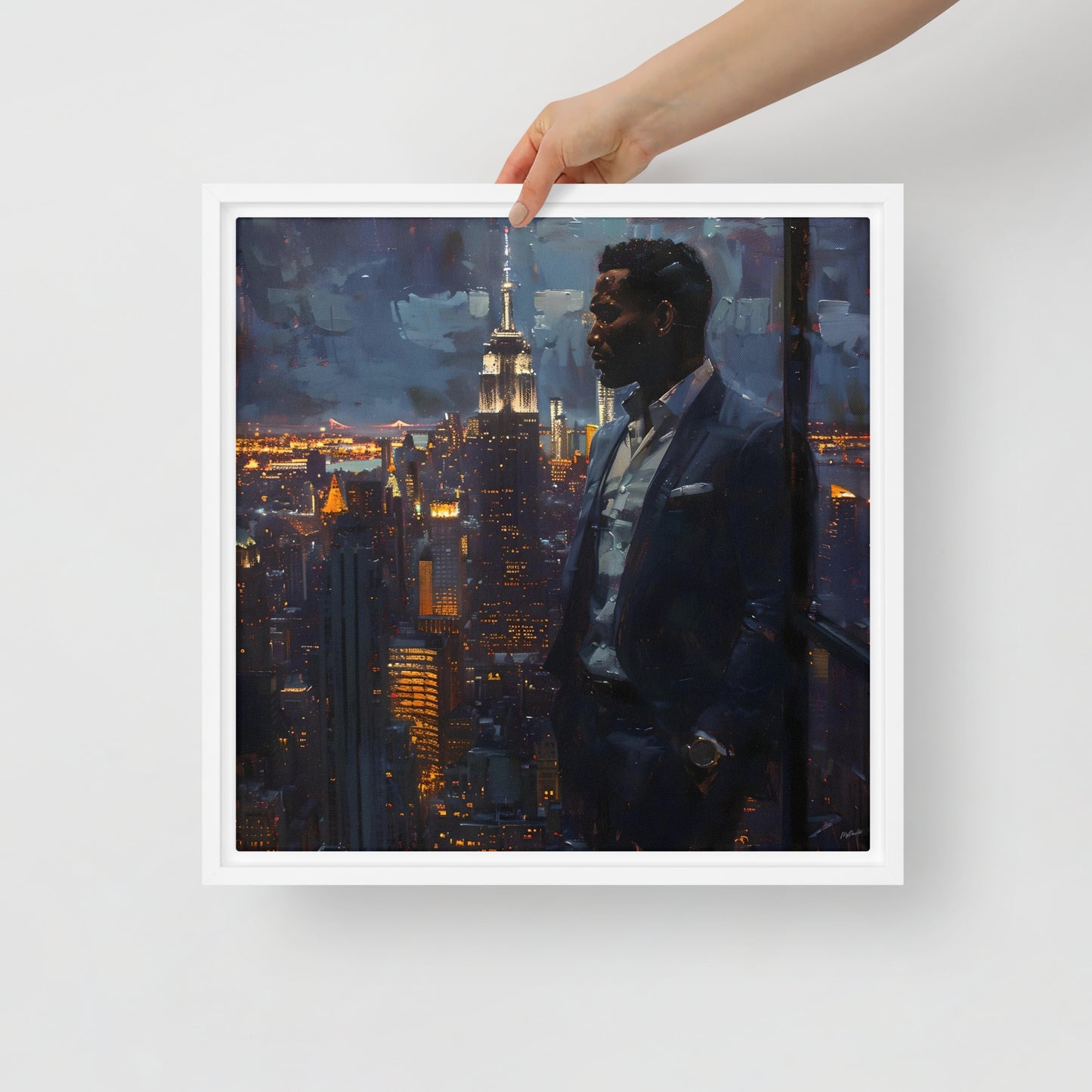 Framed canvas Big City Lights #3