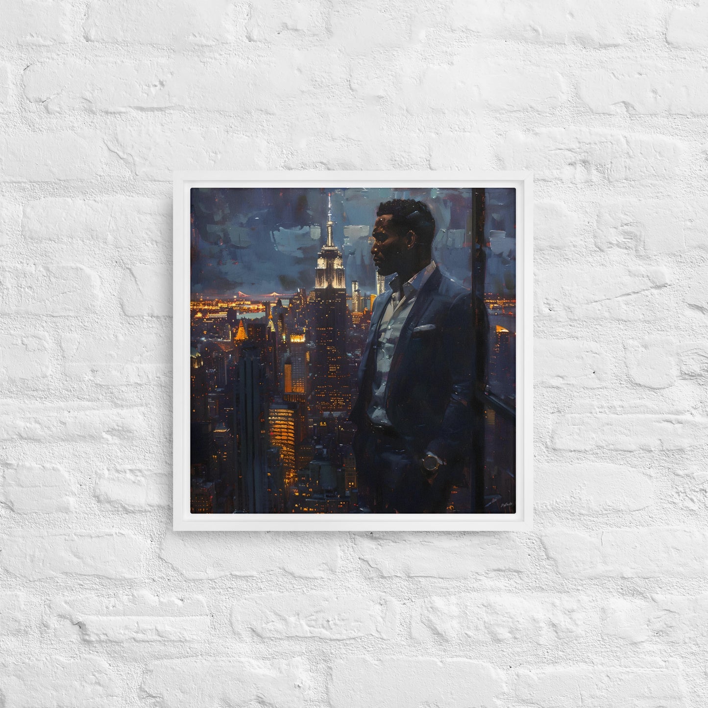 Framed canvas Big City Lights #3