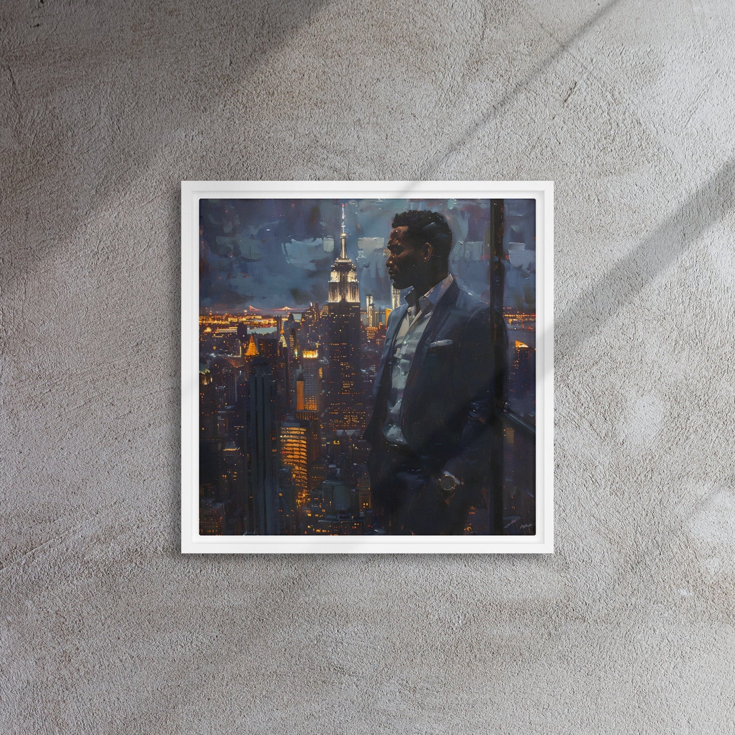 Framed canvas Big City Lights #3