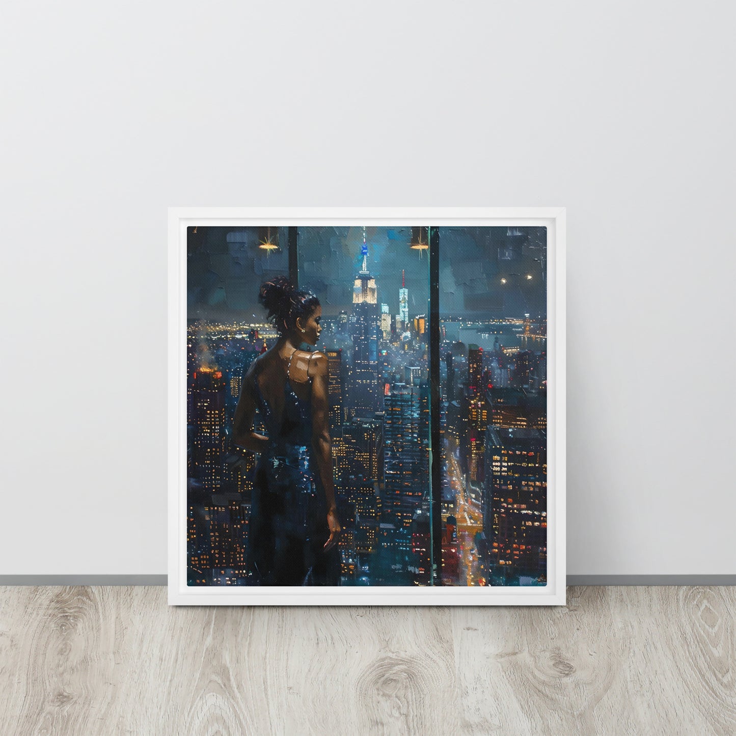 Framed canvas Big city Lights #4