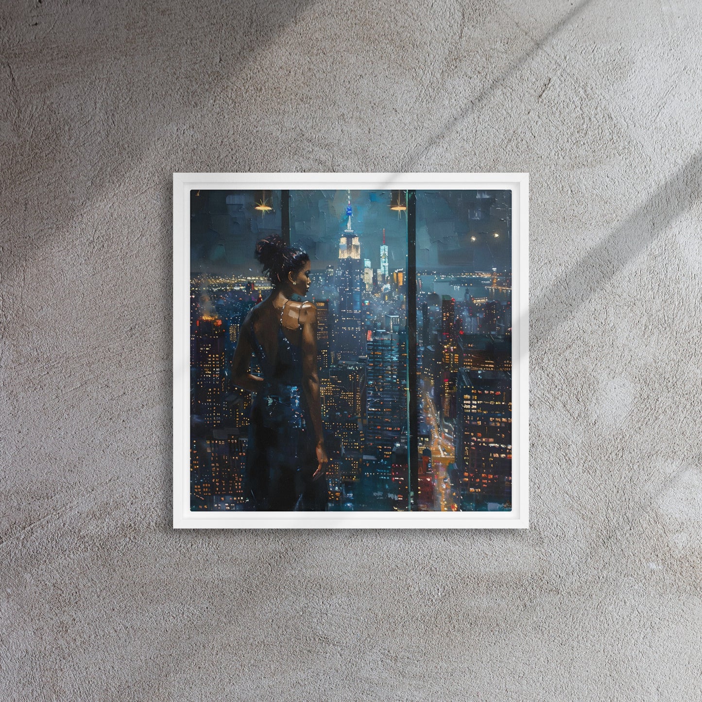 Framed canvas Big city Lights #4