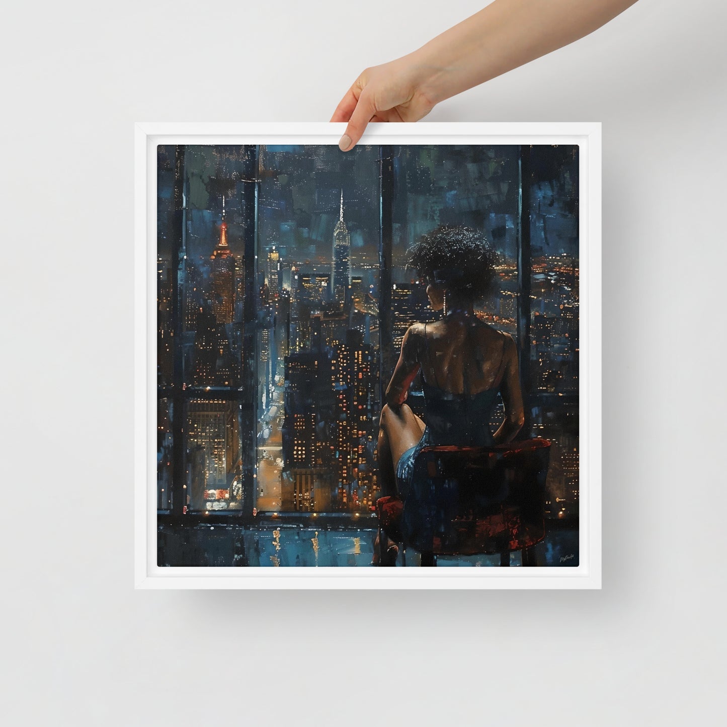 Framed canvas Big City Lights #6