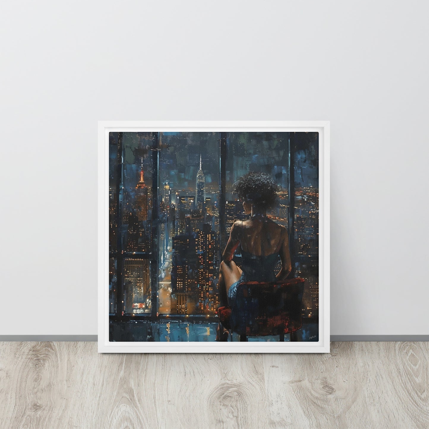 Framed canvas Big City Lights #6