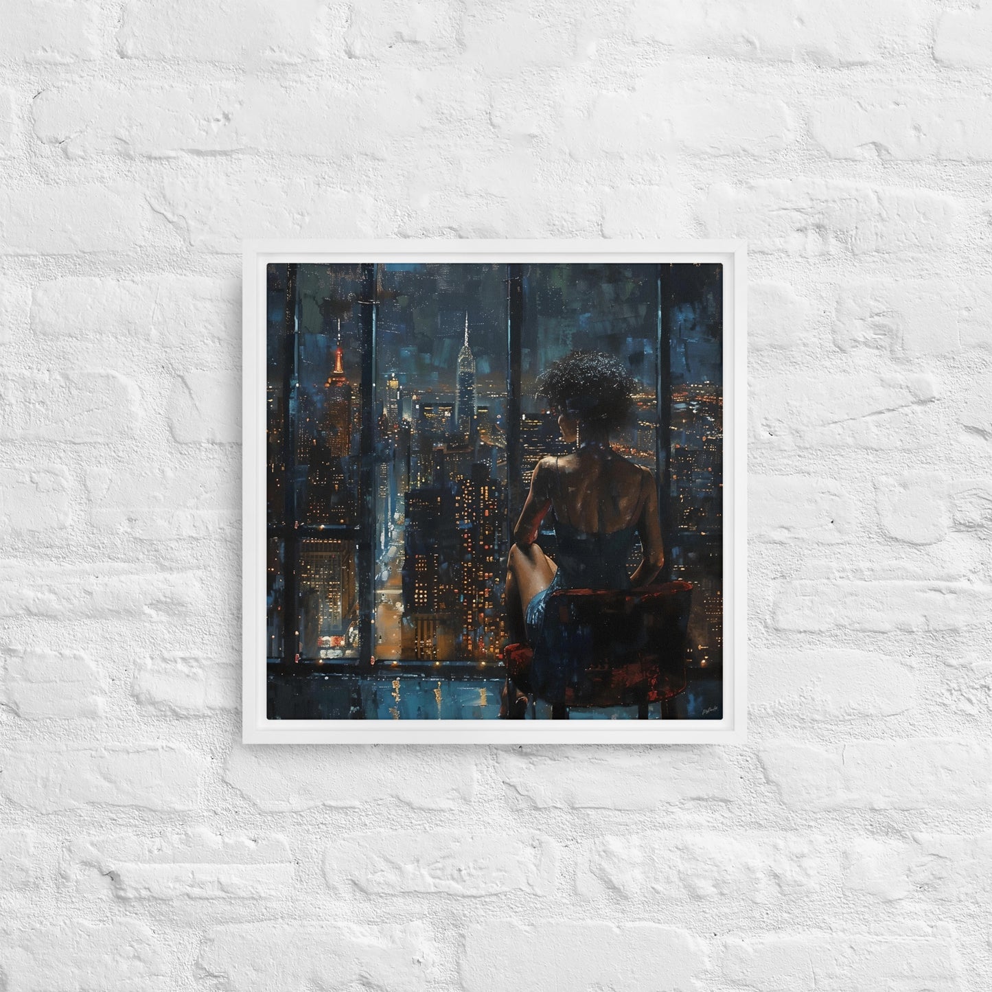 Framed canvas Big City Lights #6