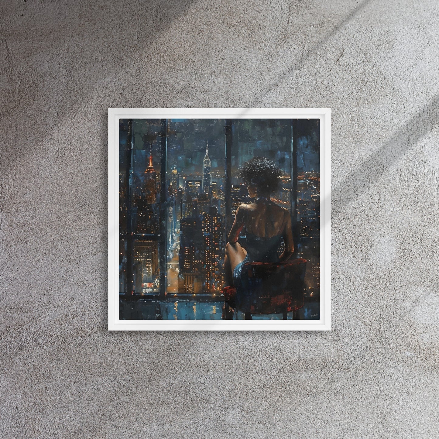 Framed canvas Big City Lights #6