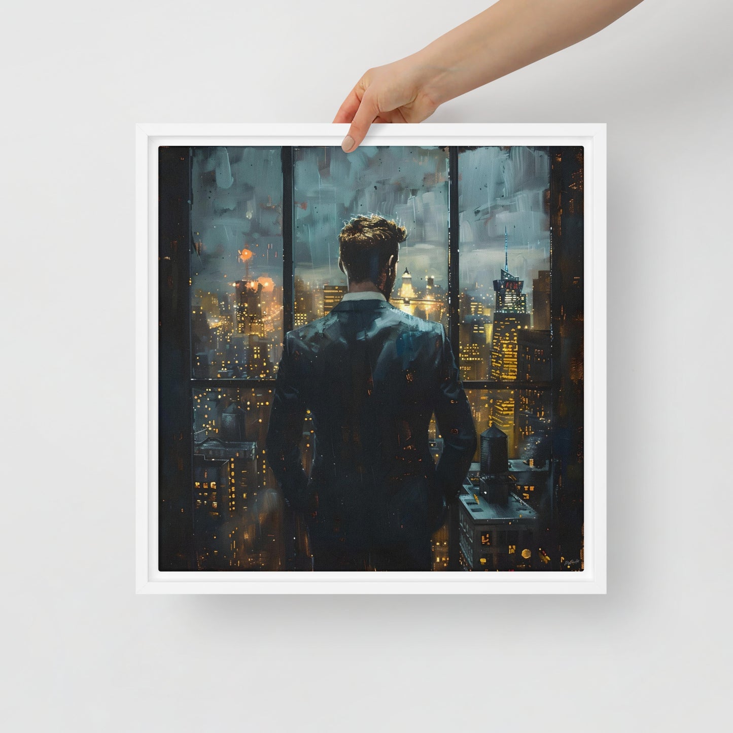 Framed canvas Big City Lights #7