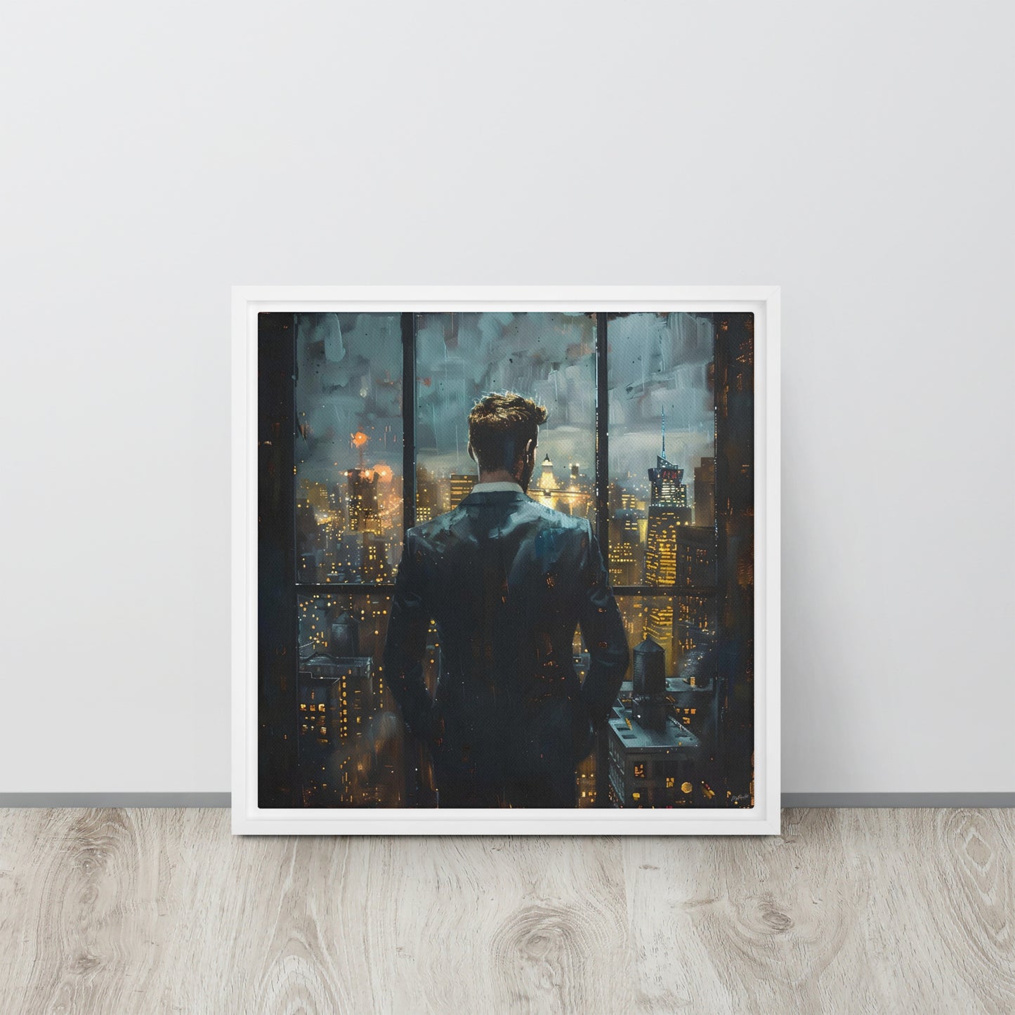 Framed canvas Big City Lights #7