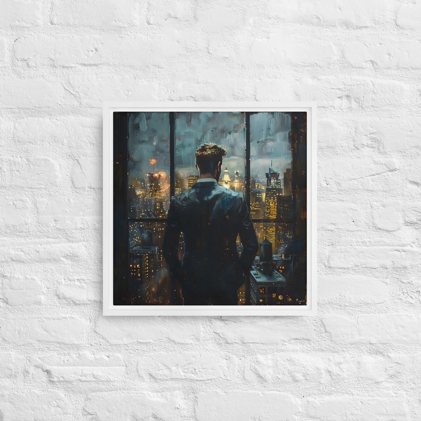 Framed canvas Big City Lights #7