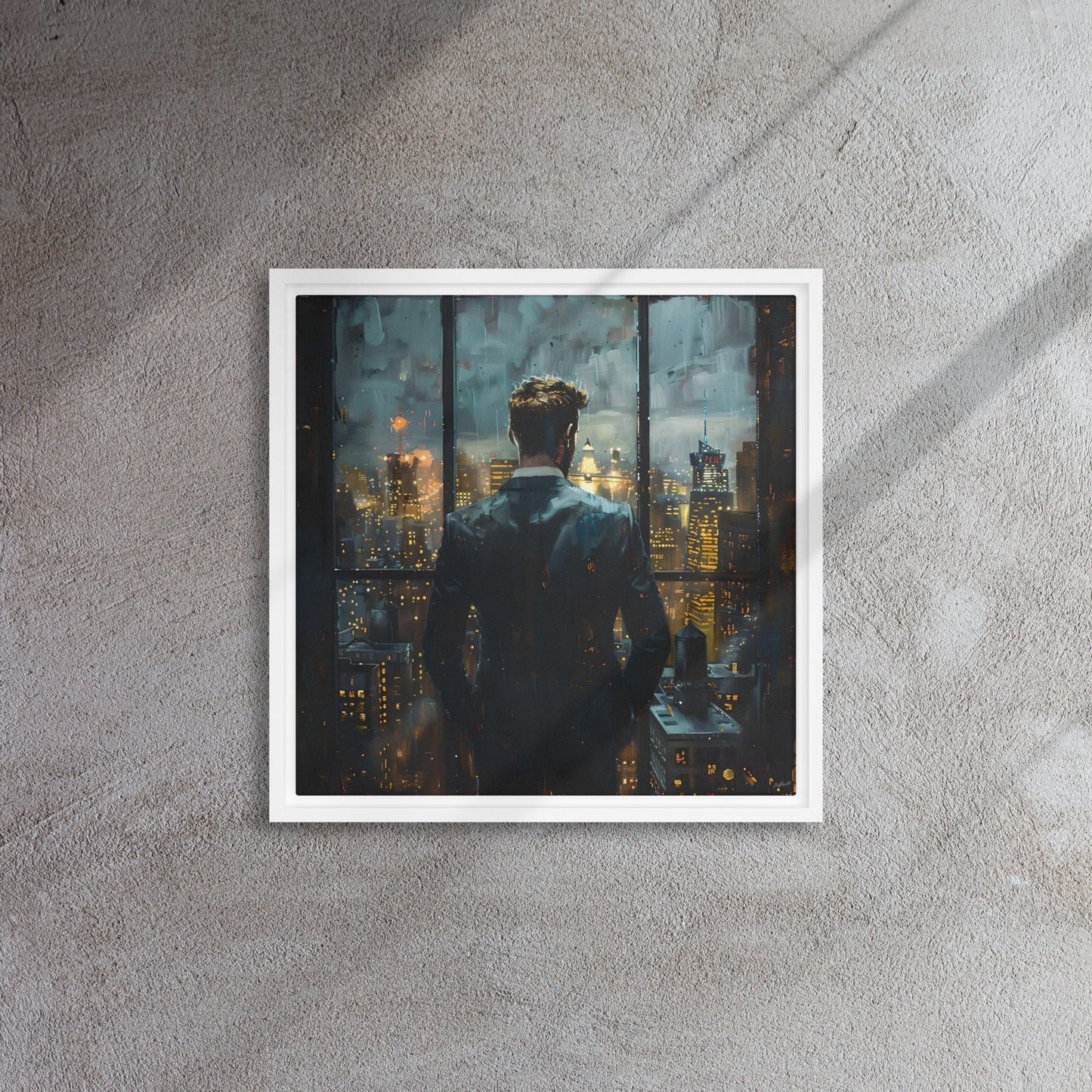 Framed canvas Big City Lights #7