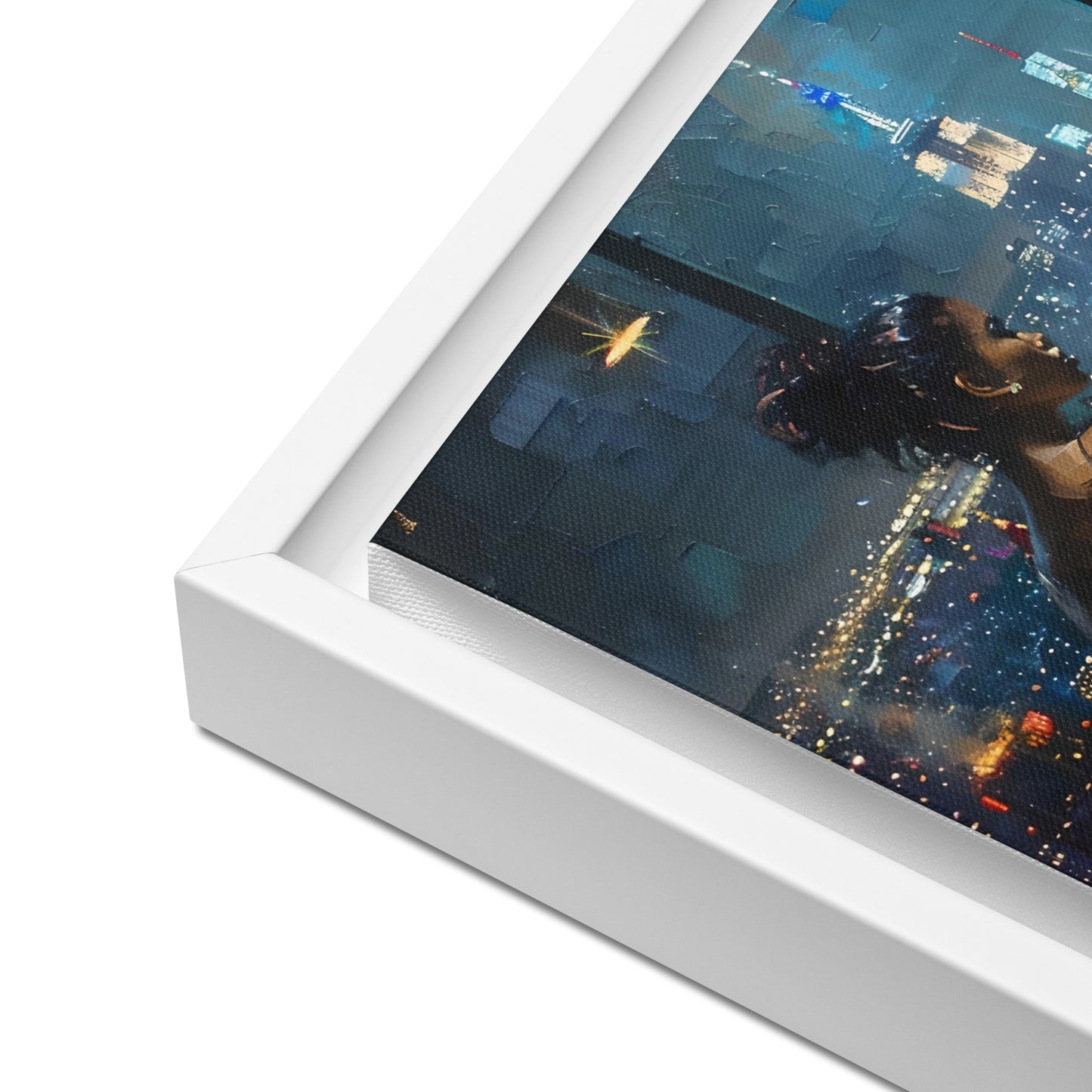 Framed canvas Big city Lights #4